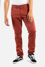 spodnie REELL - Flex Tapered Chino Red Brown