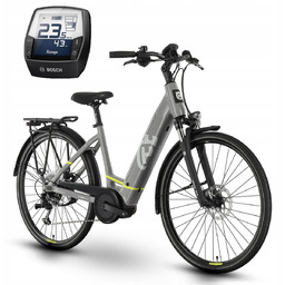 Rower elektryczny miejski Husqvarna Towner 2 BOSCH 43cm