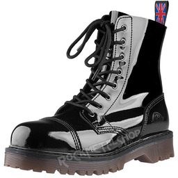 glany NEVERMIND - CZARNE (8 dziurek) lakierowane-44