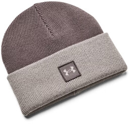 Under Armour, Czapka, Halftime Shallow Cuff unisex, Brązowa,