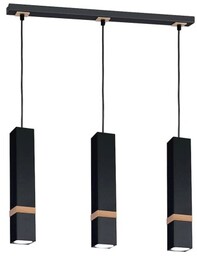 MILAGRO MLP5404 Lampa wisząca VIDAR BLACK 3xGU10