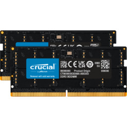 Crucial 64GB [2x32GB 4800MHz DDR5 CL46 SODIMM]