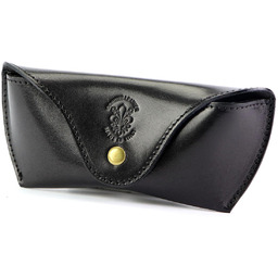 Florence Skórzane Etui Na Okulary Damskie Naturalna Skóra