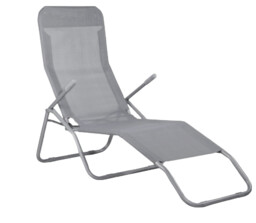 Domarex Leżak Fotel ogrodowy 180x60x96 ISWING RELAX szary