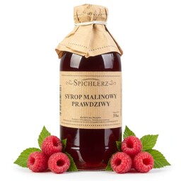 Syrop malinowy prawdziwy 330 ml z malin naturalny
