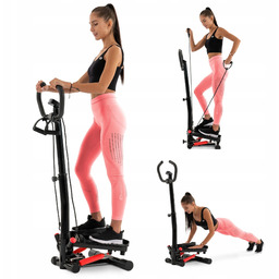 Stepper Skrętny Kolumnowy z Ekspanderami Trening Cardio