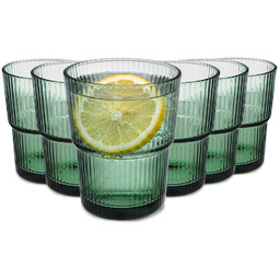 Szklanki zielone VERDE 400 ml 6 szt.
