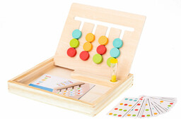 Drewniana zabawka edukacyjna w pudełku Dopasuj kształty