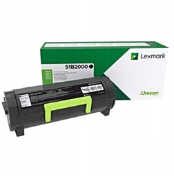 Lexmark toner 51B2000, black, 2500s,