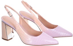 Sandały damskie Loretta Vitale 1844-572-677 CROCO DEGRADE LILAC