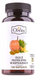 Olej z Pestek Dyni, Olvita, 120 kapsułek