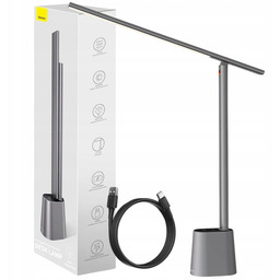 Baseus Lampka Bezprzewodowa Regulacja Jasności Biurkowa Nocna