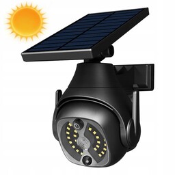 Kamera Atrapa Solarna Migająca Dioda Led Symulowana Kamera
