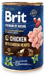 BRIT Karma dla psa Premium By Nature Chicken&Hearts