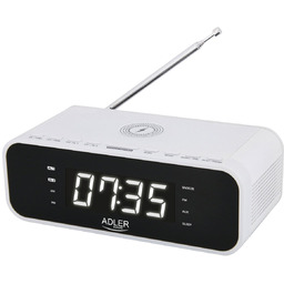 Radiobudzik z ładowarką bezprzewodową Adler AD 1192W Bluetooth