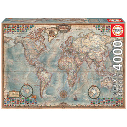 Educa 14827 - The World, Executive Map -