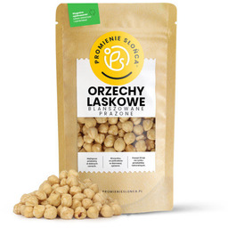 Orzechy laskowe obrane, blanszowane, prażone 1000 g