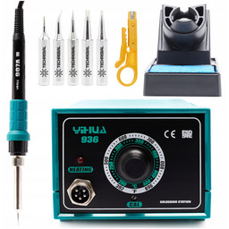 Stacja Lutownicza kolbowa Yihua 936 Grotowa Kolba 907A