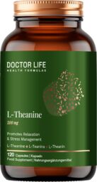 Doctor Life L-Theanine, L-teanina 200 mg 120 kapsułek