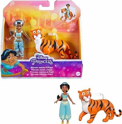 Mattel Księżniczka Disneya Dżasmina i Radża Mała lalka