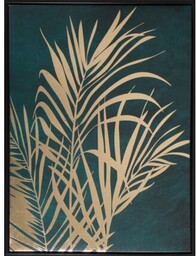 Obraz PALMTREE nadruk na płótnie złotych liści palmowych