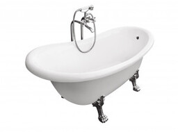 BESCO WKO-160W+CH OTYLIA wanna wolnostojąca nogi chrom 160