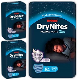 2 x pieluchy Huggies Pieluchomajtki DryNites 13+ Boy