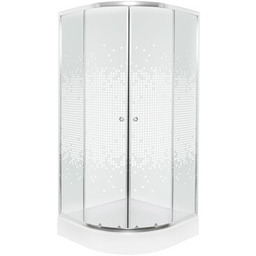 Kabina natryskowa PIXEL 80 WH z brodzikiem standard