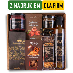 Prezent dla firm z logo, zestaw prezentowy