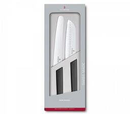 Victorinox Zestaw 2 noży kuchennych Swiss Modern czarny