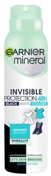 GARNIER MINERAL Invisible Protection Antyperspirant w sprayu Clean