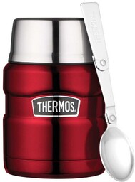Termos na jedzenie 470 ml ze składaną łyżką