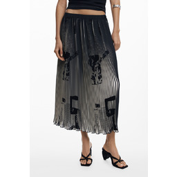 DŁUGA SPÓDNICA DAMSKA DESIGUAL CZARNA