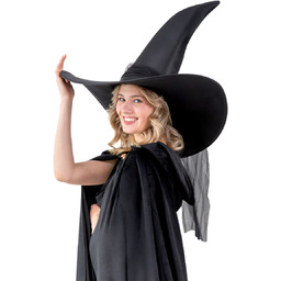 Kapelusz czarownicy na Halloween - 60 cm -