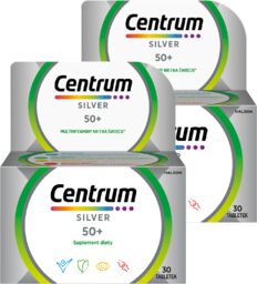 Zestaw Centrum Silver 50+, 2 x 30 tabletek