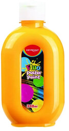 Farba plakatowa 300ml KEYROAD fluorescencyjna neonowa pomarańczowa