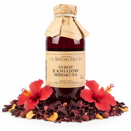 Syrop z hibiskusa 330 ml kwiat hibiskus