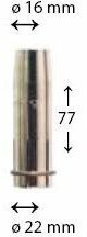 DYSZA GAZOWA KEMPPI PMT 42, MMT 42, PMT