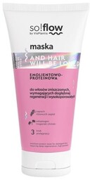 SO!FLOW Emolientowo-proteinowa maska do włosów zniszczonych, wymagających regeneracji,