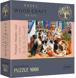 Puzzle drewniane 1000 el. Psia przyjaźń 20149
