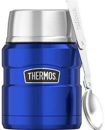 Termos na jedzenie 470 ml ze składaną łyżką