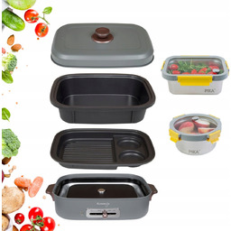 Grill Stołowy Ogrodowy Multigrill Kuvings Ceramic Plus Elektryczny