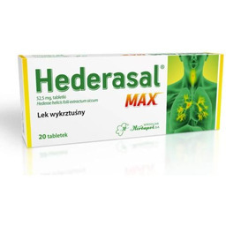 Hederasal MAX Lek wykrztuśny, 20tabl.