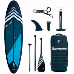 Deska pompowana Sup Gladiator Pro 10'8 leash wiosło