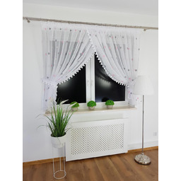 Firanka Serduszka Firany Gotowe Do Pokoju Dziecięcego