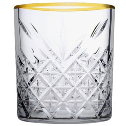 PASABAHCE Komplet szklanek niskich Timeless Gold 420ml Zyskaj