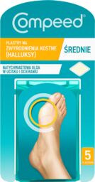 Compeed, plastry na halluksy, hydrokoloidowe, 5 sztuk