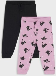 Sinsay - Spodnie dresowe jogger 2 pack -