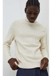 Abercrombie &amp;amp;amp; Fitch sweter męski kolor beżowy