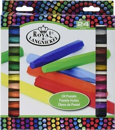 ROYAL BRUSH Kreda olejna, 24 sztuki